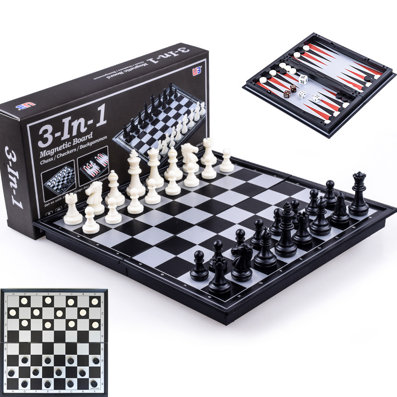 Board Game Operation - Scacchi magnetici pieghevoli 25 cm Dama