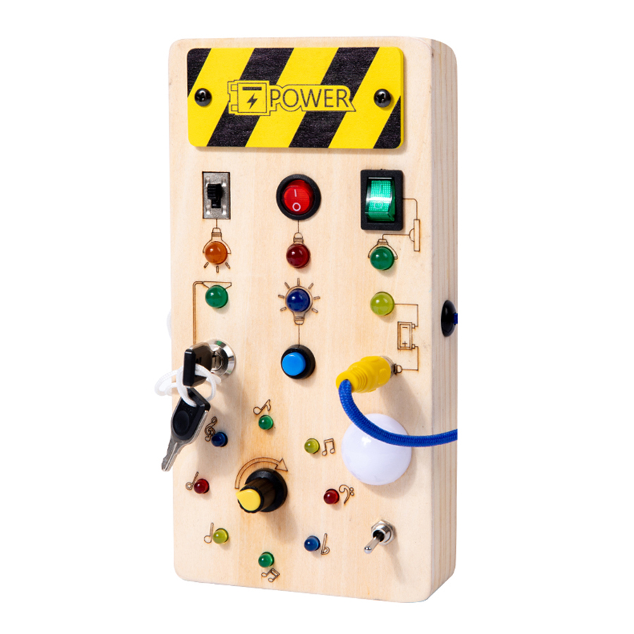 Board Game Quarto - Montessori Busy Board Giocattoli sensoriali in