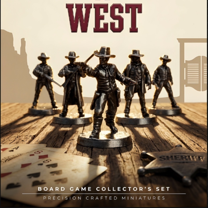 Set di Miniature in Metallo de - Board Game Wild Wild recensione e prezzo